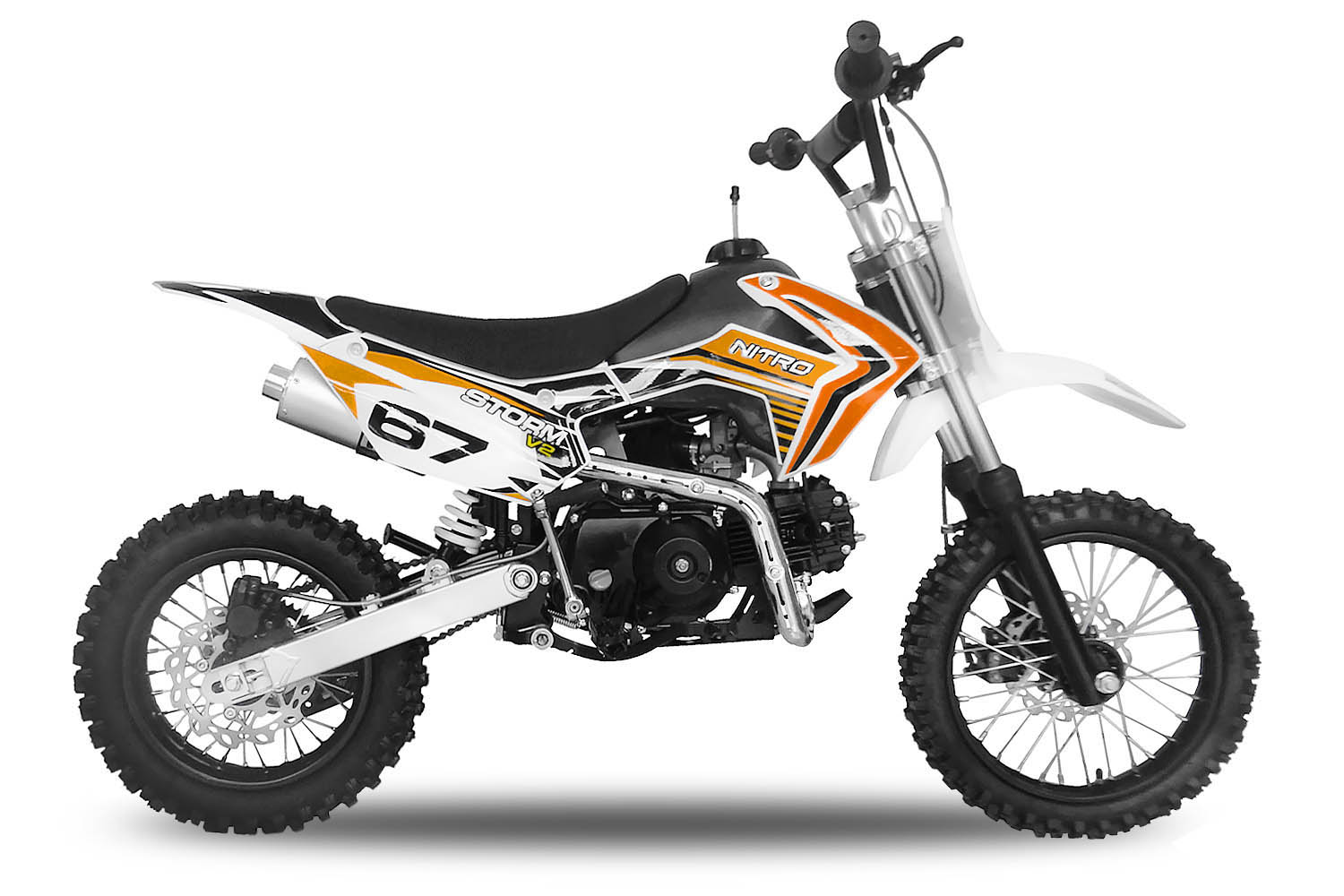 Kindermotorräder Galler - Dirtbike Nitro NXD 125 ccm 4 Takt Motor