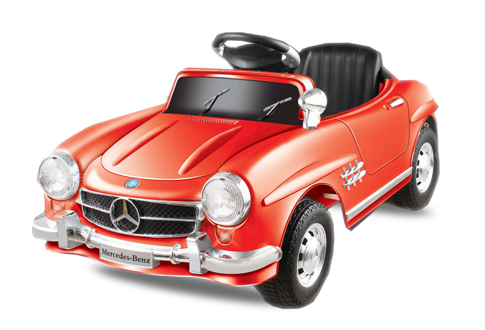 LIZENZ Elektro Kinderauto Mercedes 300SL Roadster 6V 25W Motor RC MP3