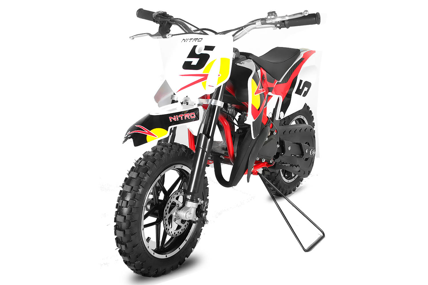 Dirt Bike 49 cc Easy Starter 3 Stufen Drehgas Drossel Sportauspuff