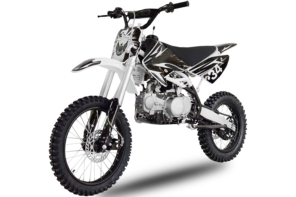 140cc Dirtbike Drizzle 17/14 4-Gang Manuell Crossbike Motocross