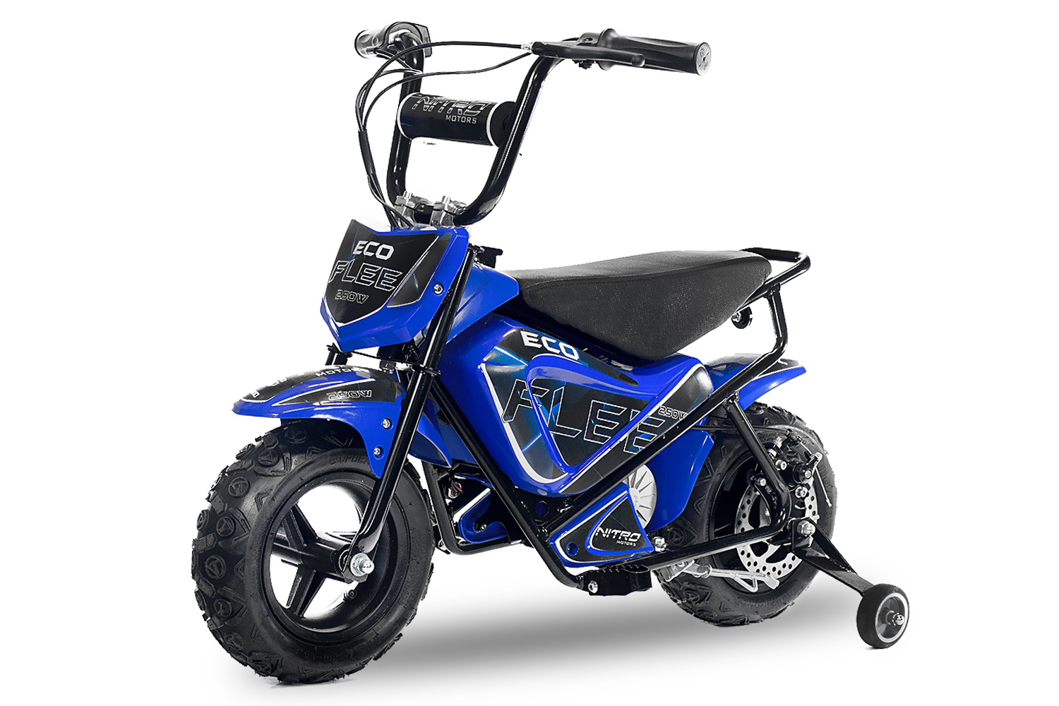 Nitro Motors Eco Flee 300W 24V 6,5Zoll 2-Stufen Drossel Elektro Mini Bike Kinder