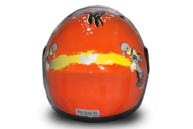 helmet orange kinderhelm integralhelm helmet orange kinderhelm integralhelm