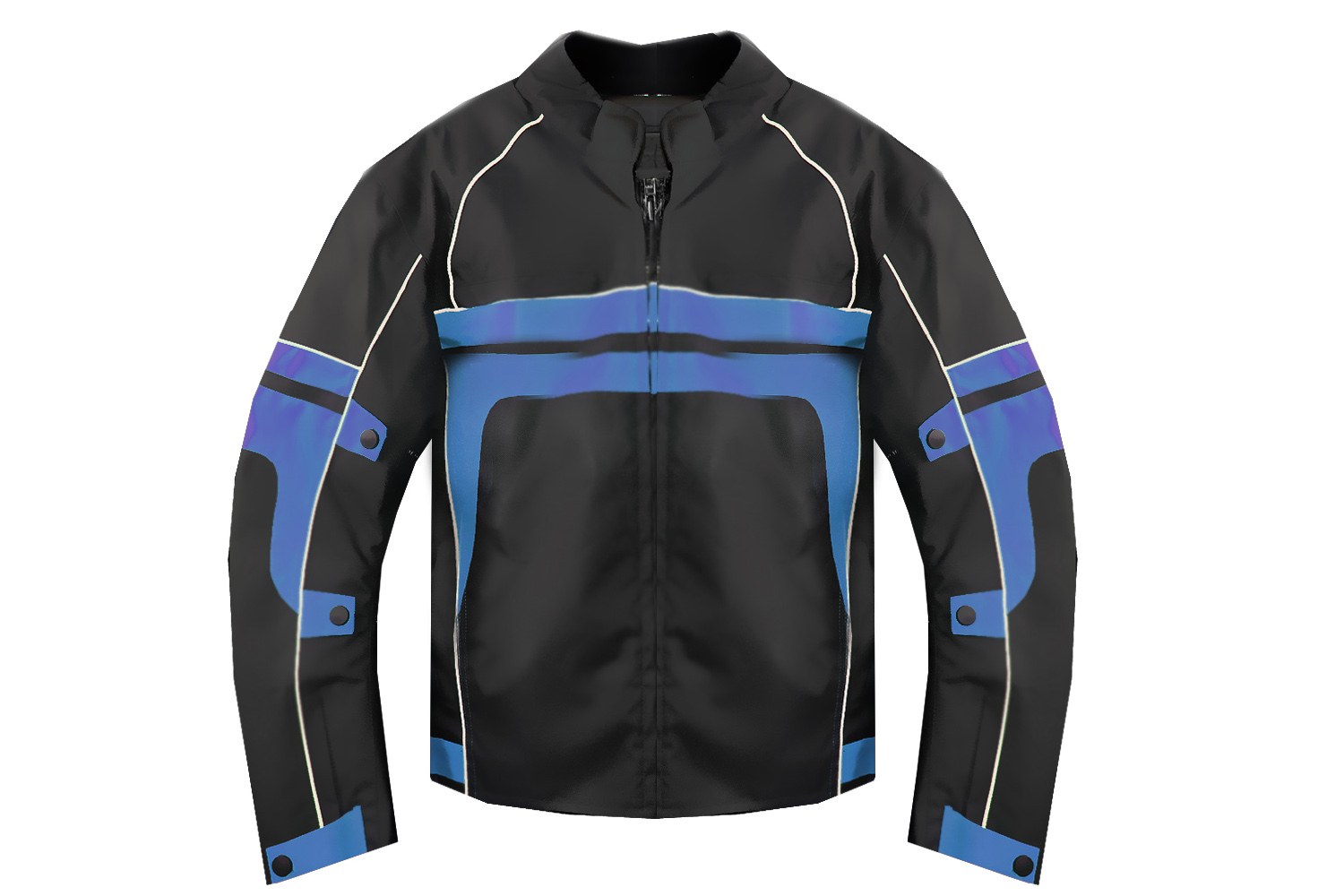 Cordura Fun MOTORRADJACKE RACING TEAM ERW. BLUE,