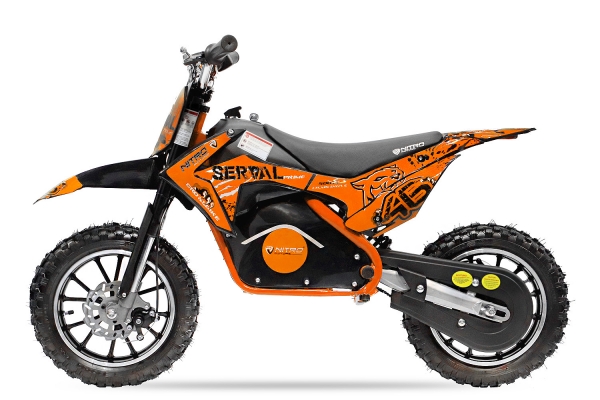 NITRO MOTORS 500W Eco mini Kinder Dirtbike Serval PRM 10"