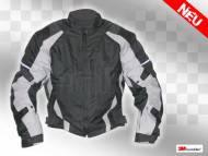 NITRO MOTORRADJACKE KURZ CORDURA + SCOTCHLITE  BLACK