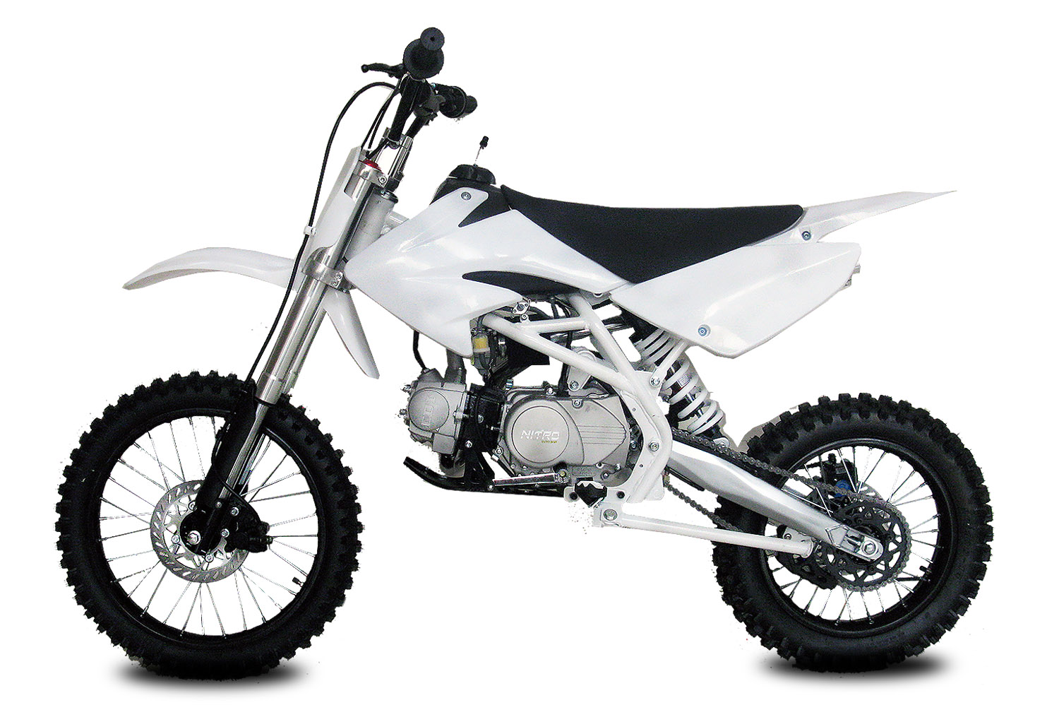 125cc Dirtbike Thunder 17/14 | 4-Gang | Manuell | Kickstarter Cross Bike Dirt Bike