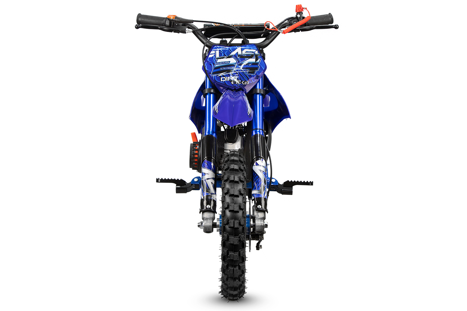 Dirt Bike 49 cc Easy Starter 3 Stufen Drehgas Drossel Sportauspuff