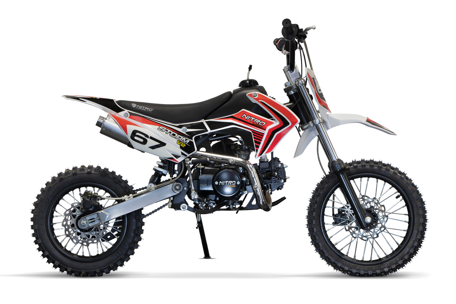 4 Takt Motor 125cc 4 Gang Kick und E-Start - Motocross