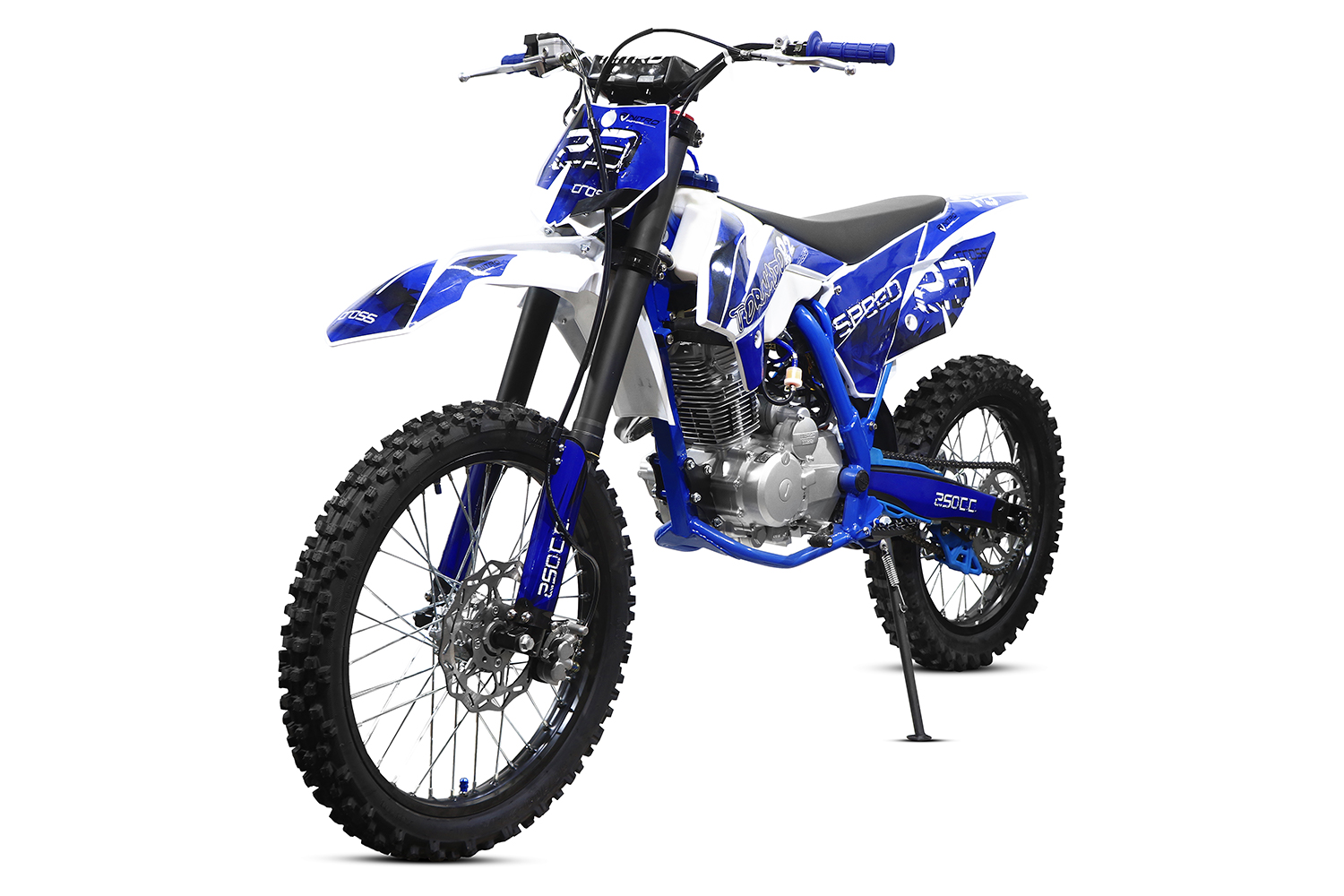 250cc Tornado R2 Dirtbike 21/18 Zoll 5-Gang Manuell E-Starter Cross Enduro Bike