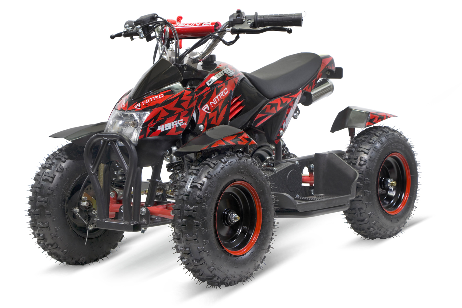 49cc Kinderquad Elektroquad Cobra II 6" Zoll Reifen mit Elektrostarter