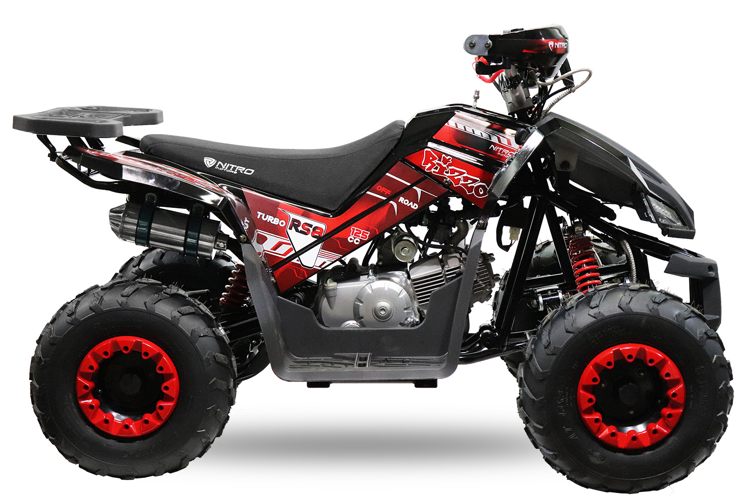 Quad 125cc Rouge Sport - Extrem Motos