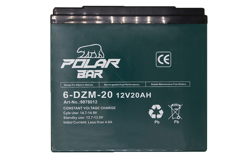 PolarBear Blei Gel Batterie Akku 12V 20Ah 6-DZM-20