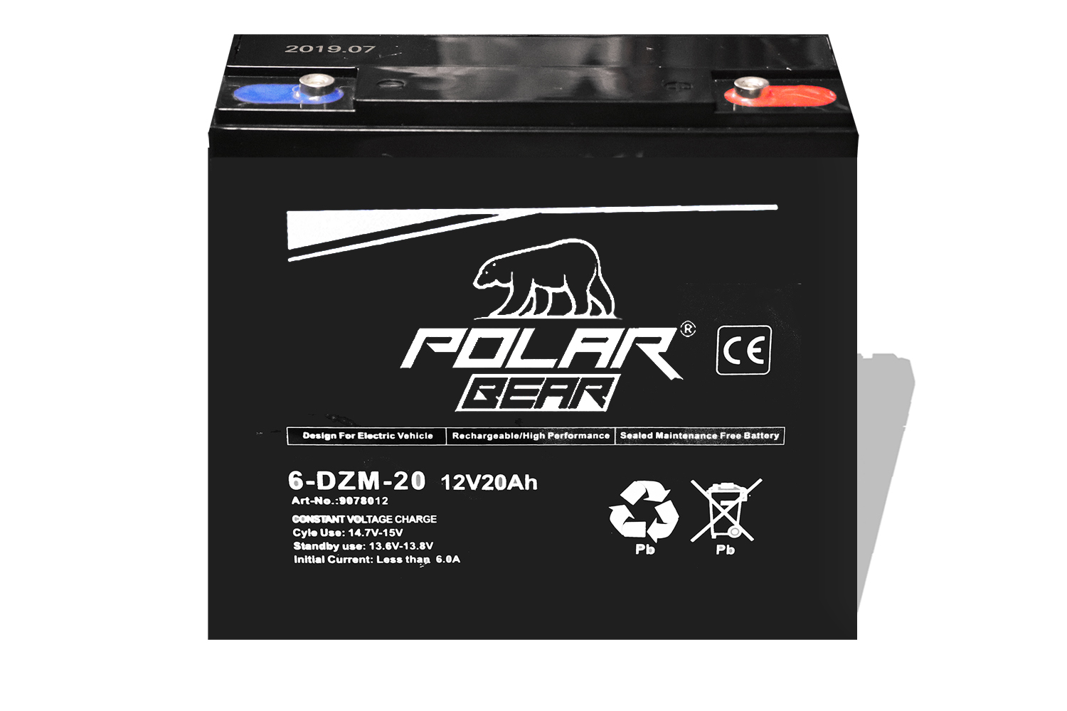 Kindermotorräder Galler PolarBear Blei Gel Batterie Akku 12V 20Ah 6DZM20