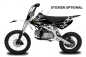 Preview: NITRO MOTORS 125cc midi Kinder Dirtbike Thunder  17/14"
