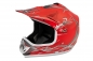 Preview: KIMO Kinder Motorrad Crosshelm Sport Red-Matt