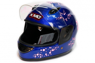 KIMO Kinder Fullface Helm Sport Blue
