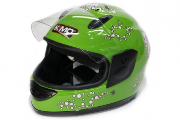 Full Face Helmet Green | Kinderhelm | Integralhelm Fullface Motorradhelm