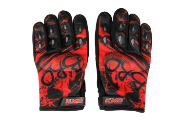 KIMO Kinder Handschuhe BRO mit Protektoren Rot