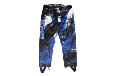 KIMO Kinder Motorrad Hose BRO Motocross mit Protektoren Blau