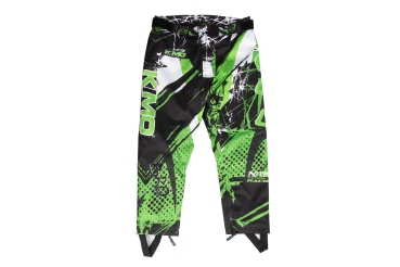 KIMO Kinder Motorrad Hose BRO Motocross mit Protektoren Grün