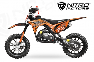 Nitro Motors Karakal 49cc Pullstart Dirtbike 10 Zoll Crossbike