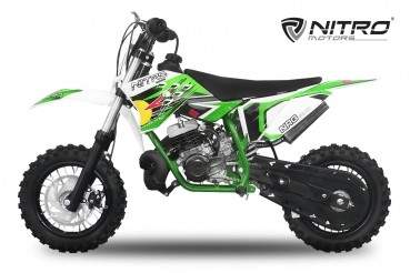 NITRO MOTORS 50cc mini Kinder Dirtbike NRG50 10/10"
