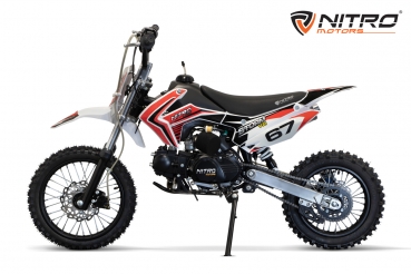 NITRO MOTORS 110cc midi Kinder Dirtbike Storm V2 14/12"