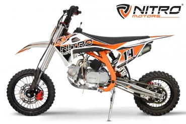 NITRO MOTORS 125cc midi Kinder Dirtbike CRX  Bro  14/12"