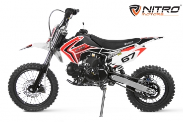 NITRO MOTORS 125cc midi Kinder Dirtbike Storm PRU 14/12"