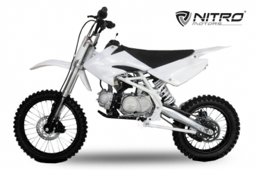 125cc Dirtbike Thunder 17/14 4-Gang Manuell Kickstarter Crossbike Pitbike