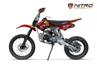 NITRO MOTORS 125cc midi Kinder Dirtbike NXD Sport 17/14"