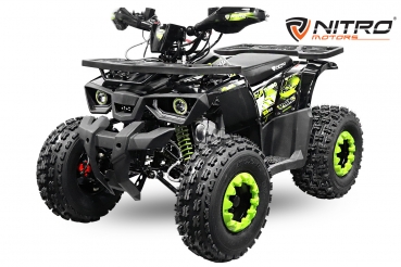 NITRO MOTORS 125cc midi Kinder Quad Rugby RS8-A Platin