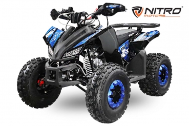 Nitro Motors Rizzo RS8-3G midi Quad 150cc 8 Zoll Semi-Automatik mit Rückwärtsgang Kinderquad Atv Platin Line