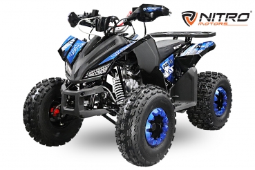 NITRO MOTORS 125cc midi Kinder Quad Rizzo RS8-3G Platin