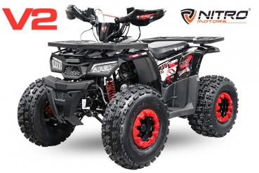 NITRO MOTORS 150cc midi Kinder Quad Rocco RS8-3G Platin