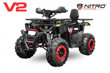 NITRO MOTORS 180cc maxi Kinder Quad Rugby CVT RS Platin