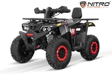 NITRO MOTORS 180cc maxi Quad Rugby V3 CVT RS10 Platin