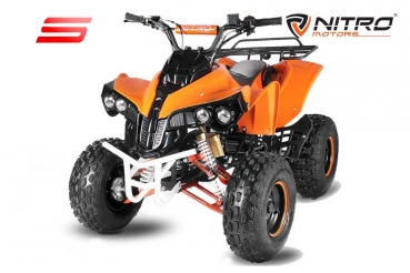 Nitro Motors Warrior RG8 S 125cc Midi Quad 8 Zoll Automatik + RG Kinderquad ATV
