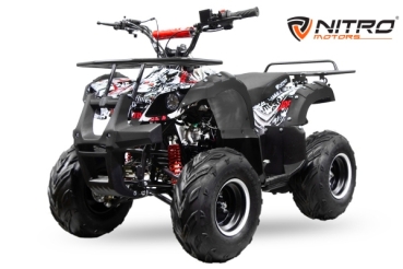 NITRO MOTORS 125cc midi Kinder Quad Toronto RS8-SA Sport Graffiti ALM