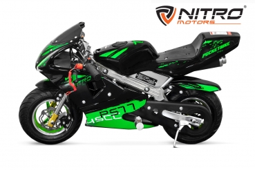 Nitro Motors PS77 Pocketbike 49cc 6.5 Zoll Minibike Racing