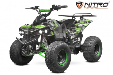 NITRO MOTORS 1000W Eco midi Kinder Quad Warrior  8" Graffiti