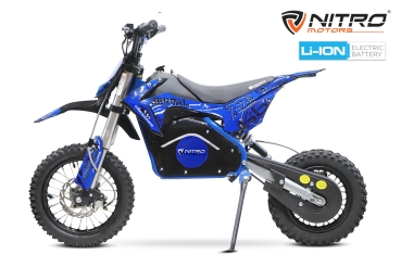 NITRO MOTORS 1200W 48V Lithium Eco midi Kinder Dirtbike Serval PRM 12"