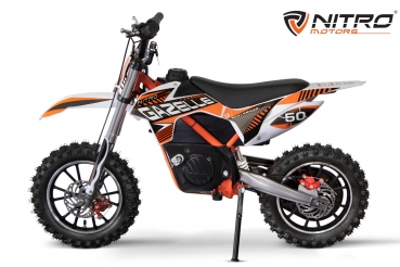 NITRO MOTORS 550W Eco mini Kinder Dirtbike Gazelle DLX 10"