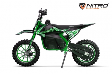 NITRO MOTORS 800W Eco mini Kinder Dirtbike Fossa Sport 10"