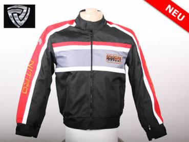 NITRO MOTORS Kinder Jacke Motocross Cordura Racing Rot