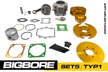 Nitro Bigbore 5 Set Typ 1 für 49cc Pocket- Dirtbikes Miniquads