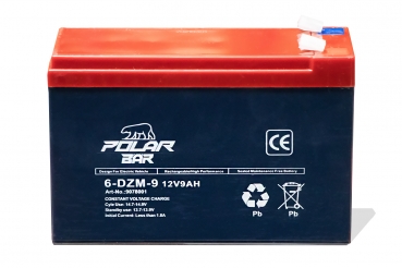 Polar Bär AGM Batterie 6-DZF-9 12V 9Ah wartungsfrei Powerbatterie
