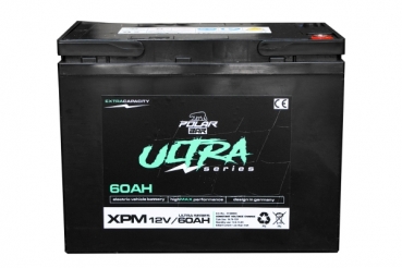Polar Bär AGM Batterie Ultra Serie XPM 12V 60Ah wartungsfrei Powerbatterie
