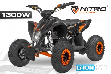 NITRO MOTORS 1300W 48V Lithium Eco midi Kinder Quad Madox XXL Performance DLX 6"