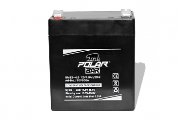 Polar Bär AGM Batterie NM12-4.5 12V 4,5Ah 20Hr wartungsfrei Powerbatterie